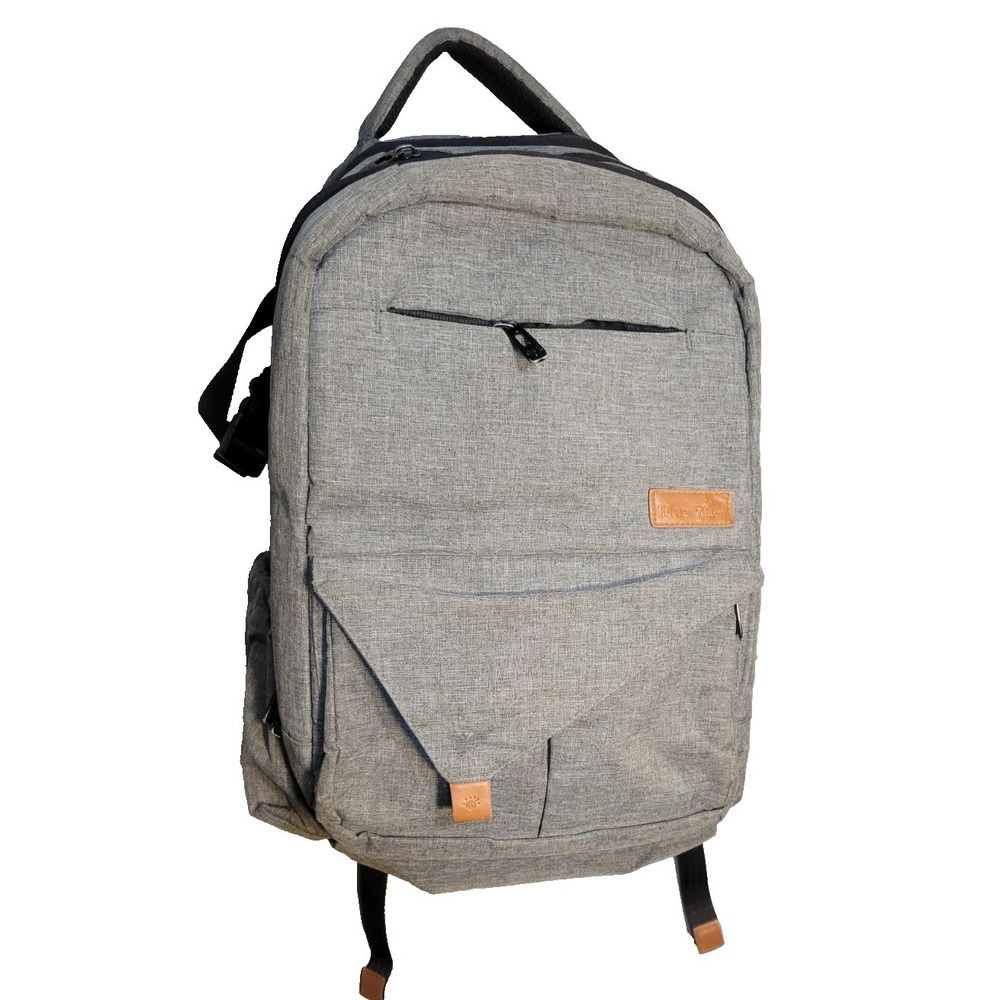 Hap Tim Multifunction Large Baby Diaper Bag Backpack With Changing Pad Dark Gray